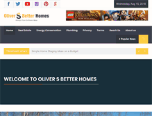 Tablet Screenshot of oliverslavender.com